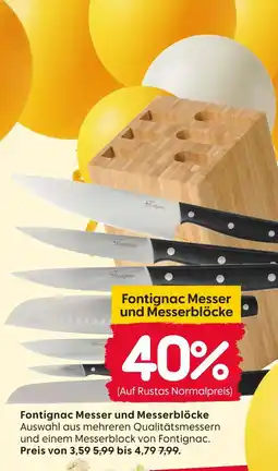 Rusta Fontignac messer und messerblöcke Angebot