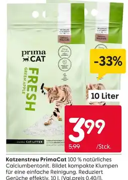 Rusta Primacat fresh green apple katzenstreu Angebot
