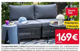 Rusta Loungemöbel split, 2-teilig Angebot