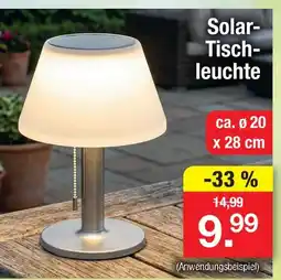 Zimmermann Solar-tischleuchte Angebot