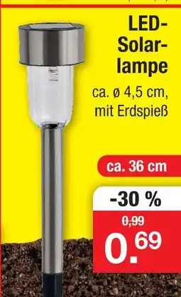 Zimmermann Led-solarlampe Angebot