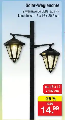 Zimmermann Solar-wegleuchte Angebot