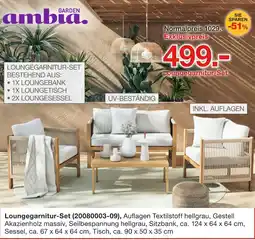 Möbelzentrum Pforzheim Ambia garden loungegarnitur-set Angebot