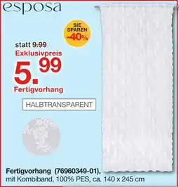 Möbelzentrum Pforzheim Esposa fertigvorhang Angebot