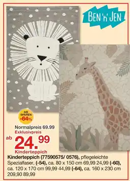 Möbelzentrum Pforzheim Ben 'n' jen kinderteppich Angebot