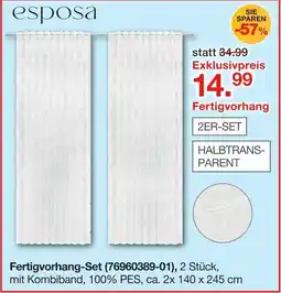 Möbelzentrum Pforzheim Esposa fertigvorhang-set Angebot
