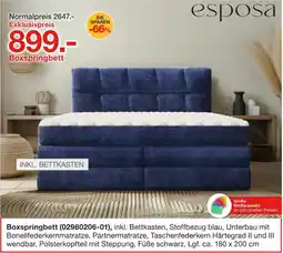 Möbelzentrum Pforzheim Esposa boxspringbett Angebot