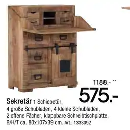 Zurbrüggen Sekretär Angebot