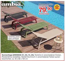 Möbelzentrum Pforzheim Ambia garden sonnenliege Angebot