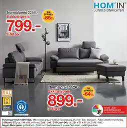 Möbelzentrum Pforzheim Hom'in 2-sitzer Angebot