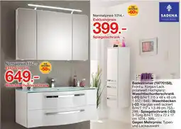 Möbelzentrum Pforzheim Sadena waschtischunterschrank Angebot