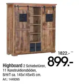 Zurbrüggen Highboard Angebot