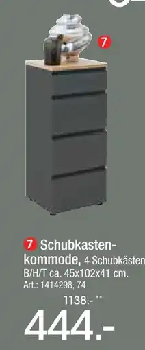Zurbrüggen Schubkastenkommode Angebot