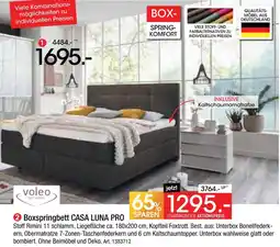 Zurbrüggen Voleo boxspringbett casa luna pro Angebot