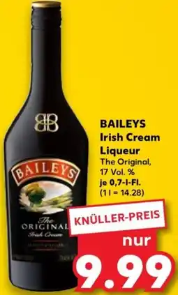 Kaufland BAILEYS Irish Cream Liqueur Angebot