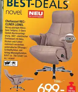 Zurbrüggen Novel chefsessel recliner lionel Angebot