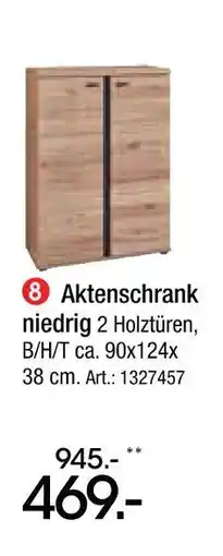 Zurbrüggen Aktenschrank niedrig Angebot