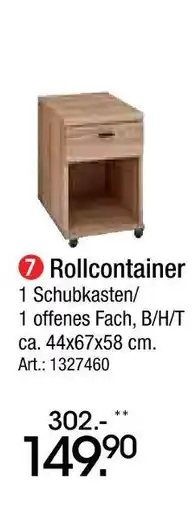 Zurbrüggen Rollcontainer Angebot