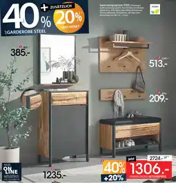 Zurbrüggen Garderobenprogramm steel spiegel Angebot