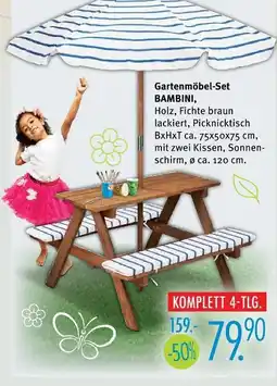 Trends Möbel Gartenmöbel-set bambini Angebot