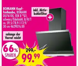 Möbel Boss Bomann kopffreihaube du7610g Angebot