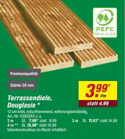 toom Baumarkt Terrassendiele, douglasie Angebot