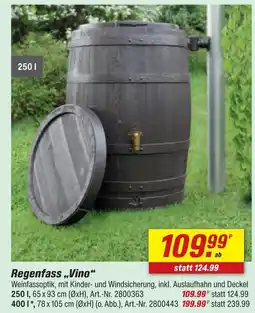 toom Baumarkt Regenfass vino Angebot