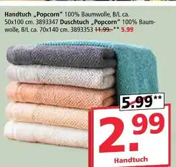 Segmüller Handtuch popcorn Angebot