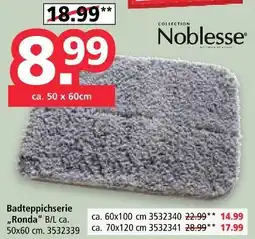 Segmüller Noblesse badteppichserie ronda ca. 50x60 cm Angebot
