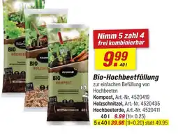 toom Baumarkt Bio-hochbeetfüllung kompost, holzschnitzel oder hochbeeterde Angebot