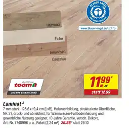 toom Baumarkt Toom laminat Angebot