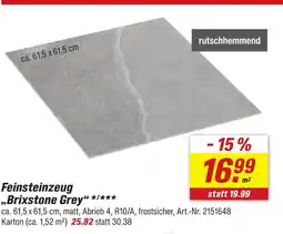 toom Baumarkt Feinsteinzeug brixstone grey Angebot