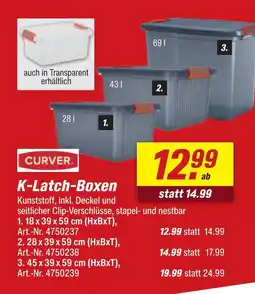toom Baumarkt Curver k-latch-boxen Angebot