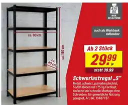 toom Baumarkt Schwerlastregal „s” Angebot