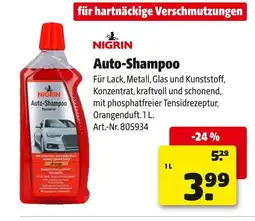 Hagebau Nigrin auto-shampoo Angebot