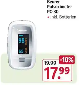 Rossmann Beurer pulsoximeter po 30 Angebot