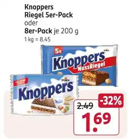 Rossmann Storck knoppers riegel Angebot
