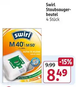 Rossmann Swirl staubsaugerbeutel Angebot
