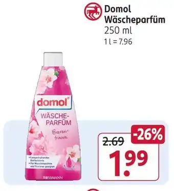Rossmann Domol wäscheparfüm Angebot