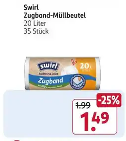 Rossmann Swirl zugband-müllbeutel Angebot