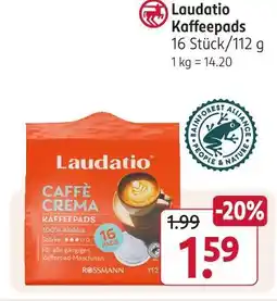 Rossmann Laudatio kaffeepads Angebot