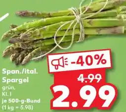 Kaufland Span./ital. Spargel Angebot
