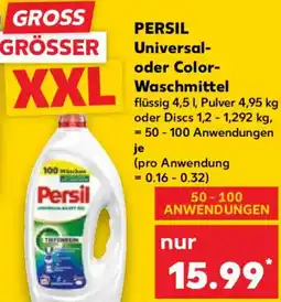 Kaufland PERSIL Universal oder Color Waschmittel Angebot