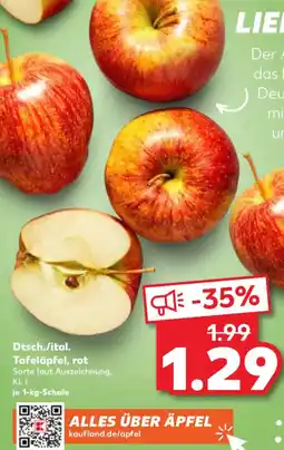 Kaufland Dtsch./ital. Tafeläpfel, rot Angebot