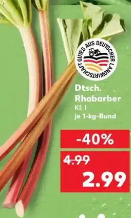 Kaufland Dtsch. Rhabarber Angebot