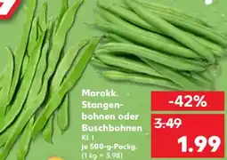 Kaufland Marokk. Stangenbohnen oder Buschbohnen Angebot