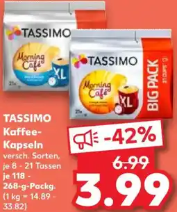 Kaufland TASSIMO Kaffee Kapseln Angebot