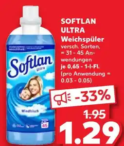 Kaufland SOFTLAN ULTRA Weichspüler Angebot