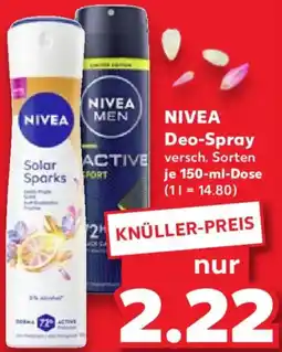 Kaufland NIVEA Deo-Spray Angebot