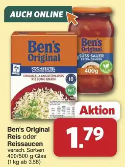 Famila Nord West Ben's Original Reis oder Reissaucen Angebot